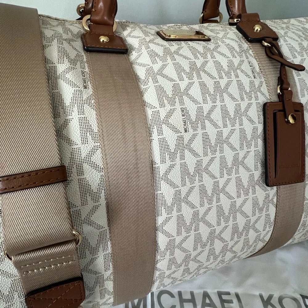Michael Kors weekender travel duffle bag